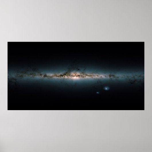 Panorama der Milchstraße 2018 aufgenommen Poster (Vorne)