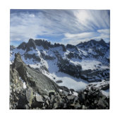 Panorama der Minarets und des Iceberger Sees - Sie Fliese (Vorderseite)