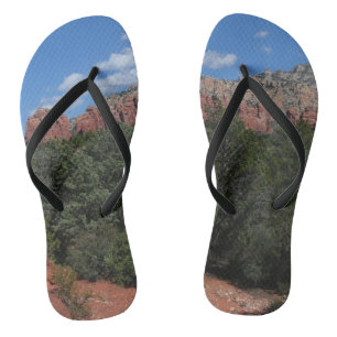 Panorama der Roten Felsen in Sedona Arizona Badesandalen