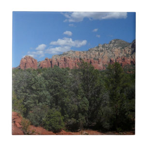 Panorama der Roten Felsen in Sedona Arizona Fliese