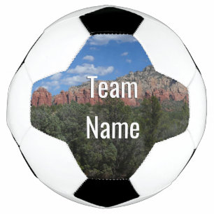 Panorama der Roten Felsen in Sedona Arizona Fußball