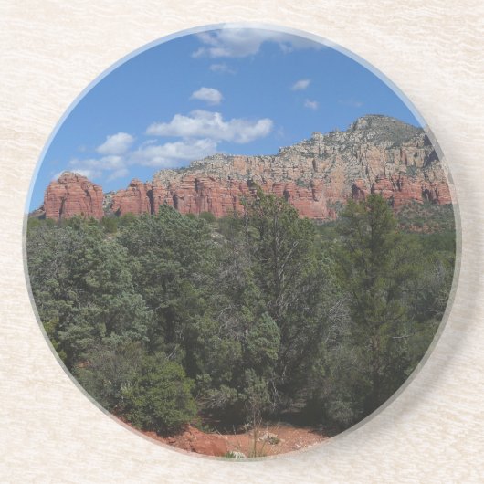 Panorama der Roten Felsen in Sedona Arizona Getränkeuntersetzer (Vorne)
