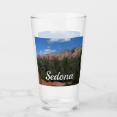 Panorama der Roten Felsen in Sedona Arizona Glas (Vorderseite)