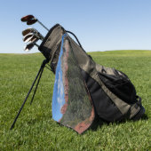 Panorama der Roten Felsen in Sedona Arizona Golfhandtuch (Gras)