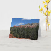 Panorama der Roten Felsen in Sedona Arizona Karte (Gelbe Blume)