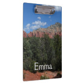 Panorama der Roten Felsen in Sedona Arizona Klemmbrett (Rechts)