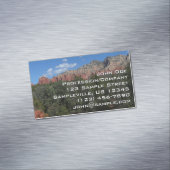 Panorama der Roten Felsen in Sedona Arizona Magnetische Visitenkarte (Beispiel)