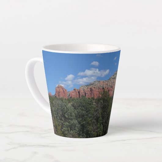 Panorama der Roten Felsen in Sedona Arizona Milchtasse (Linke Ecke)