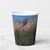 Panorama der Roten Felsen in Sedona Arizona Pappbecher (Rückseite)