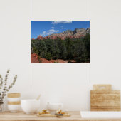Panorama der Roten Felsen in Sedona Arizona Poster (Küche)