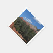 Panorama der Roten Felsen in Sedona Arizona Serviette (Ecke)