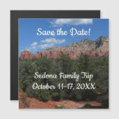 Panorama der Roten Felsen in Sedona Save the Date Magnetkarte (Vorne/Hinten)