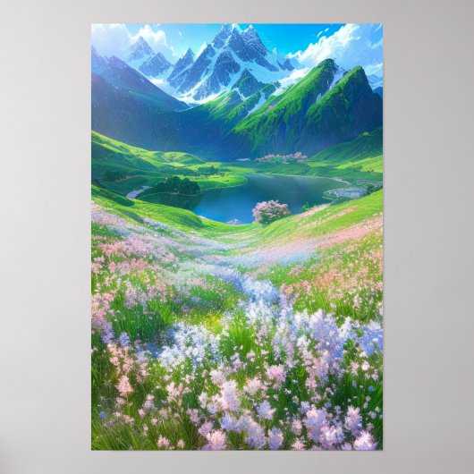 Panorama der Schönheit der Natur Poster (Vorne)