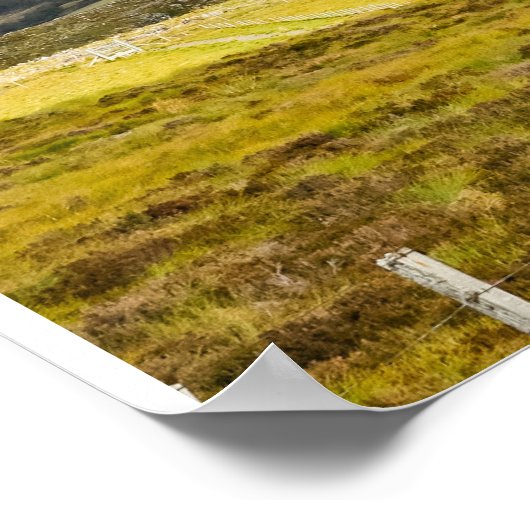 Panorama der schottischen Highlands Poster (Ecke)