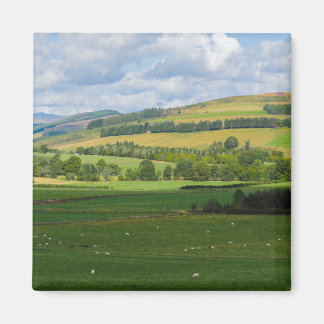 Panorama der schottischen Landschaft nahe Blairgow Magnet