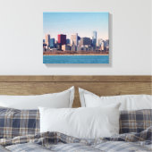 Panorama der Skyline von Chicago Leinwanddruck (Insitu (Schlafzimmer))