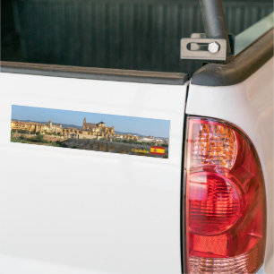 Panorama der Stadt Cordoba in Spanien, Reise Autoaufkleber