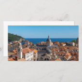 Panorama der Stadt Dubrovnik - Kroatien Dankeskarte (Vorne/Hinten)