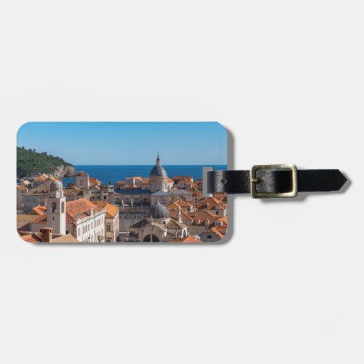 Panorama der Stadt Dubrovnik - Kroatien Gepäckanhänger (Vorderseite horizontal)
