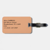 Panorama der Stadt Dubrovnik - Kroatien Gepäckanhänger (Rückseite horizontal)