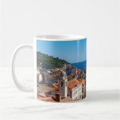 Panorama der Stadt Dubrovnik - Kroatien Kaffeetasse (Links)
