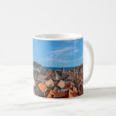 Panorama der Stadt Dubrovnik - Kroatien Kaffeetasse (VorderseiteRechts)