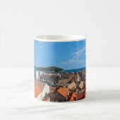 Panorama der Stadt Dubrovnik - Kroatien Kaffeetasse (Mittel)