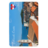 Panorama der Stadt Dubrovnik - Kroatien Magnet (Vertikal)