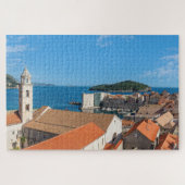 Panorama der Stadt Dubrovnik - Kroatien Puzzle (Horizontal)