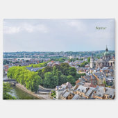 Panorama der Stadt Namur Magnet (Vorderseite)
