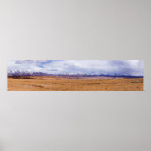 Panorama der tibetischen Landschaft Poster (Vorne)