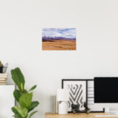 Panorama der tibetischen Landschaft Poster (Heimbüro)