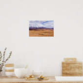 Panorama der tibetischen Landschaft Poster (Küche)