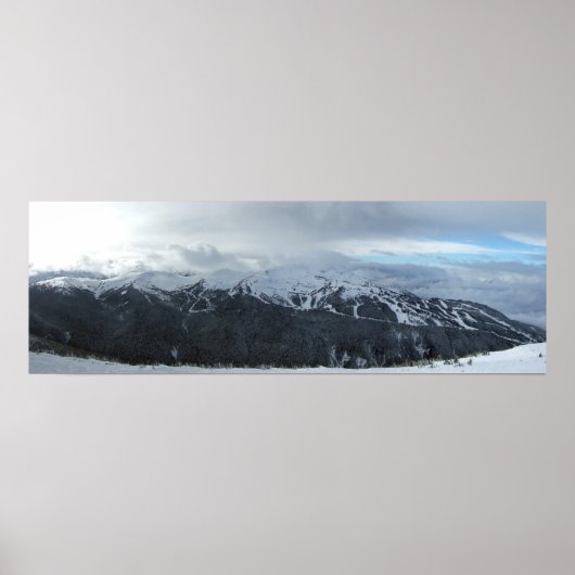 Panorama der Whistler's Symphony and Harmony Area Poster (Vorne)