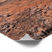 Panorama des Berges Sharp auf den Mars Poster (Ecke)