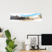 Panorama des Campo in Siena Poster (Heimbüro)