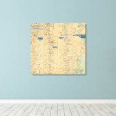 Panorama des Mississippi-Tals Leinwanddruck (Insitu (Holzboden))