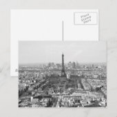 Panorama-Eiffelturm Postkarte (Vorne/Hinten)