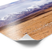 Panorama einer tibetischen Landschaft Fotodruck (Ecke)