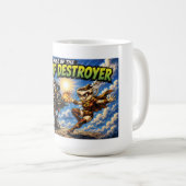 Panorama-Entcocter-Zerstörer-Kaffee-Superheld-Comi Kaffeetasse (VorderseiteRechts)