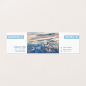 Panorama Fotograf Visitenkarten (Innenseite Aufgefaltet)