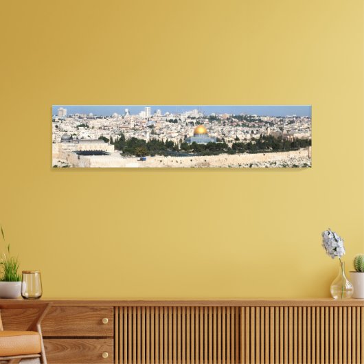 Panorama Jerusalem City Leinwand (Insitu (Wohnzimmer))
