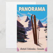 Panorama Kanada Reiseplakat Briefpapier (Vorne/Hinten)