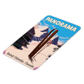 Panorama Kanada Reiseplakat Magnet (Linke Seite)