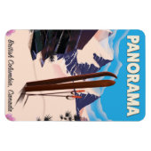 Panorama Kanada Reiseplakat Magnet (Horizontal)