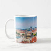 Panorama Karlsbrücke Prag Skyline Kaffeetasse (Links)