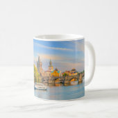 Panorama Karlsbrücke Prag Skyline Kaffeetasse (VorderseiteRechts)