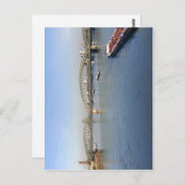 Panorama Köln , Deutschland. Ansicht von Deutzer B Postkarte (Vorne/Hinten)