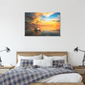 Panorama Landschaft Canvas Print Leinwanddruck (Insitu (Schlafzimmer))
