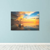 Panorama Landschaft Canvas Print Leinwanddruck (Insitu (Holzboden))